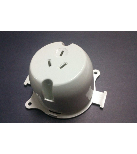 Circular Single Power Point - 10A 240V